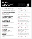 Cybersecurity Checklist Loffler Companies