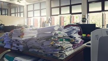 Six Real Workplace Headaches Solved by Document Management Systems Loffler Companies header