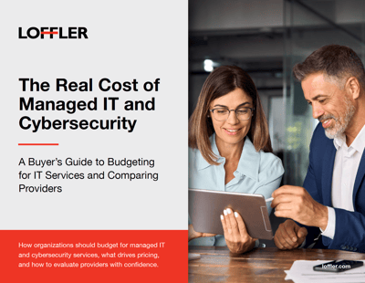 The Real Cost of Managed IT and Cybersecurity eBook Cover The Real Cost of Managed IT and Cybersecurity eBook Cover