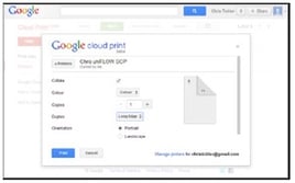 Google cloud print image